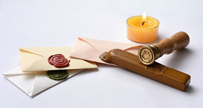 envelopes sealed with wax